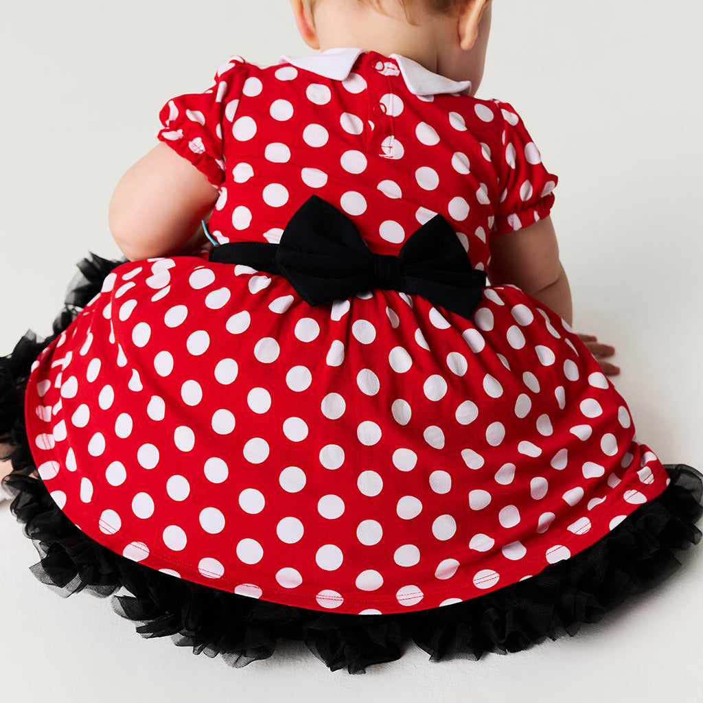 Disney Minnie Mouse Petticoat Bodysuit Dress — Baby
