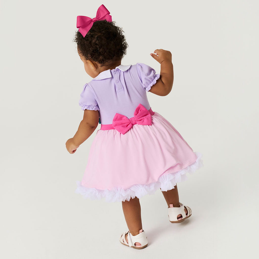 Disney Daisy Duck Petticoat Bodysuit Dress — Baby