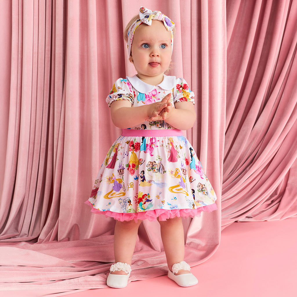 Disney Princess Ball Petticoat Bodysuit Dress — Baby