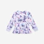 Disney Villains French Terry Ruffled Zippered Hoodie — Sweaters Jackets
