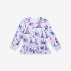 Disney Villains French Terry Ruffled Zippered Hoodie — Sweaters Jackets