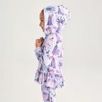 Disney Villains French Terry Ruffled Zippered Hoodie — Sweaters Jackets