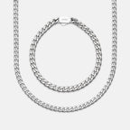 Curb Chain Kit - Platinum - Large — Necklace