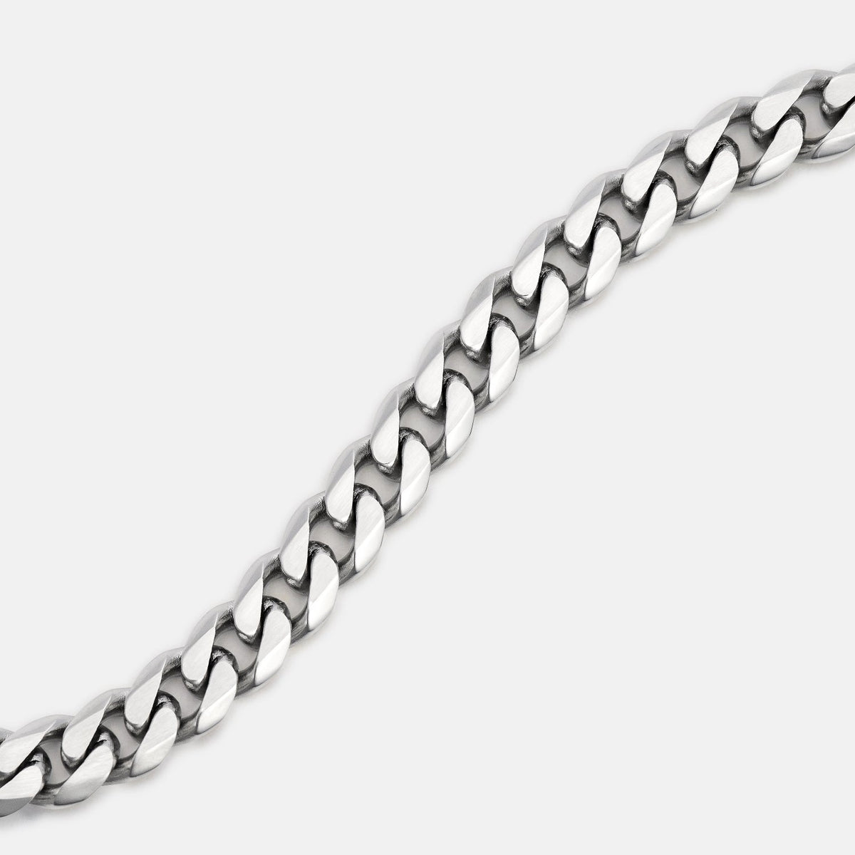 Curb Chain Kit - Platinum - Large — Necklace