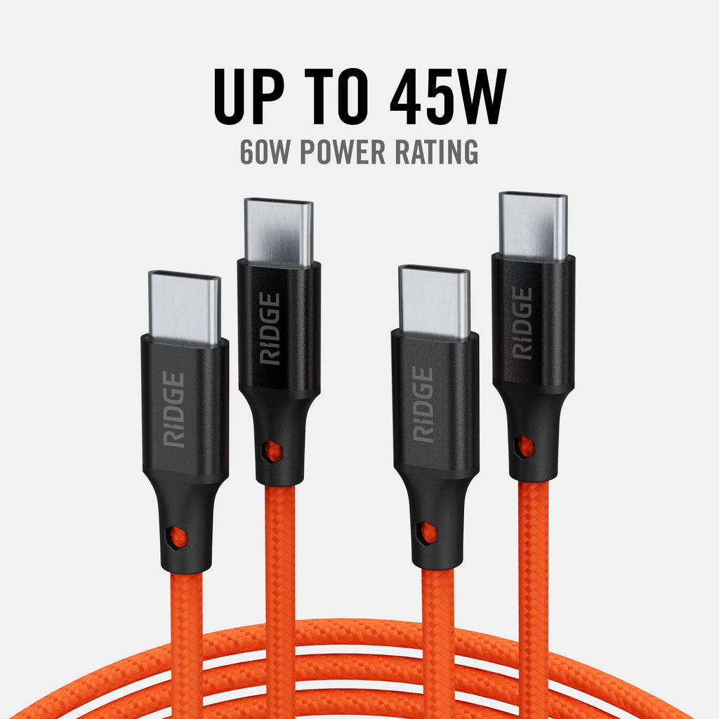 Women's Wall Charger Set - 45W - Basecamp Orange