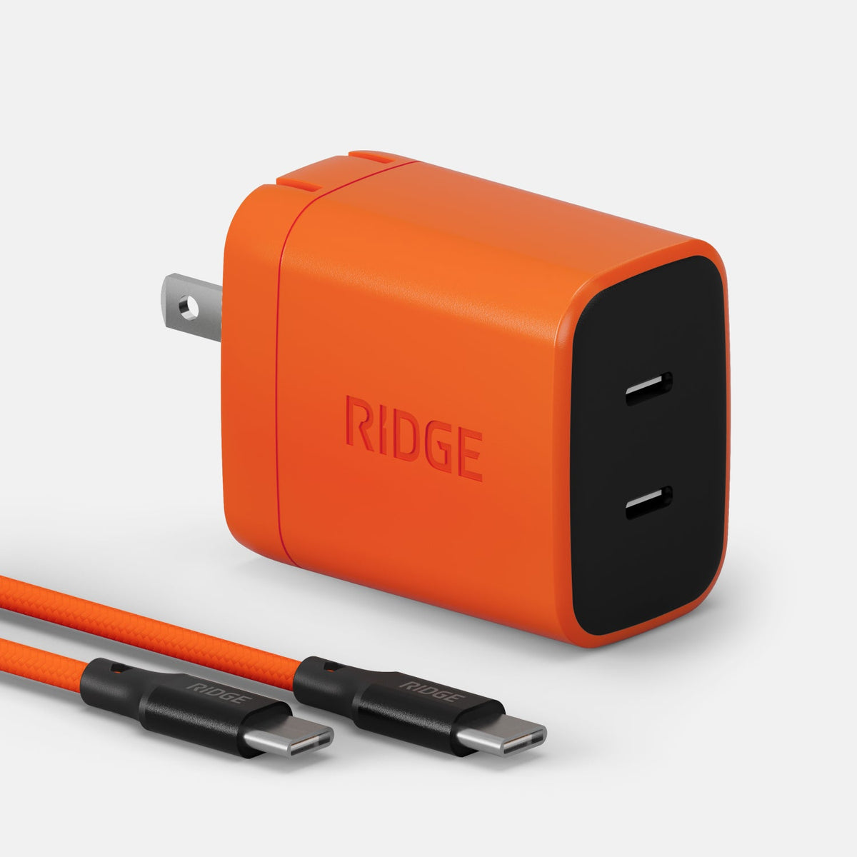 Women's Wall Charger Set - 45W - Basecamp Orange