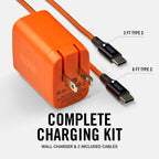 Women's Wall Charger Set - 45W - Basecamp Orange