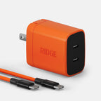 Women's Wall Charger Set - 45W - Basecamp Orange