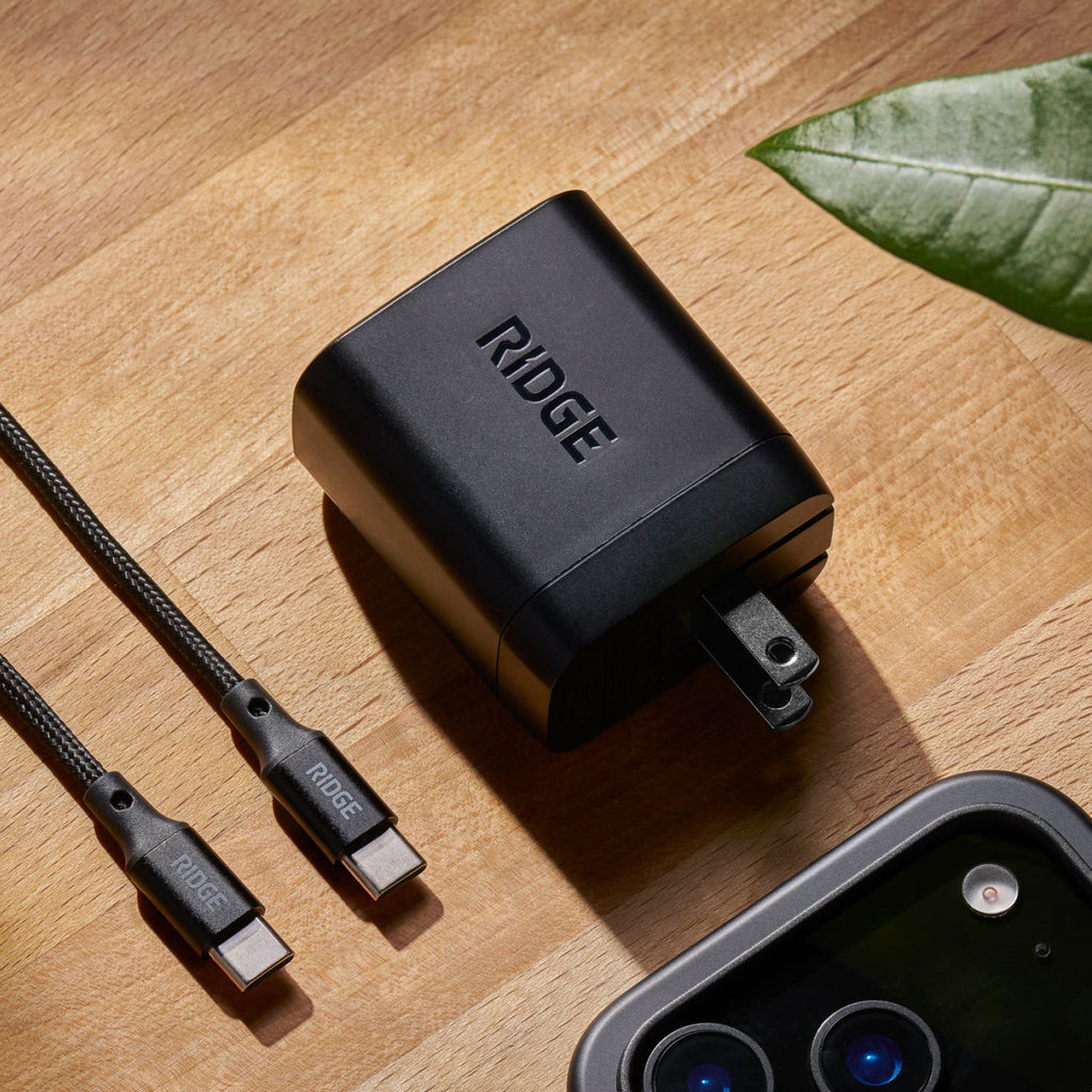 Women's Wall Charger Set - 45W - Matte Black