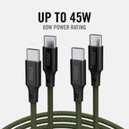 Women's Wall Charger Set - 45W - Matte Olive