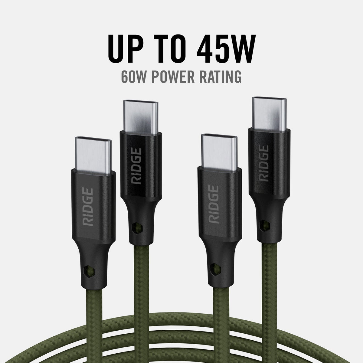 Women's Wall Charger Set - 45W - Matte Olive