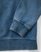 Men's The Sunset Henley in Washed Indigo Terry — Shirt