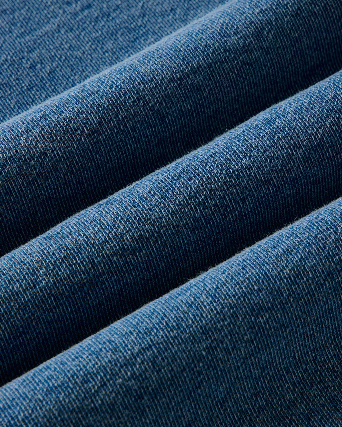 Men's The Sunset Henley in Washed Indigo Terry — Shirt