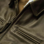 Men's The Moto Jacket in Loden Steerhide
