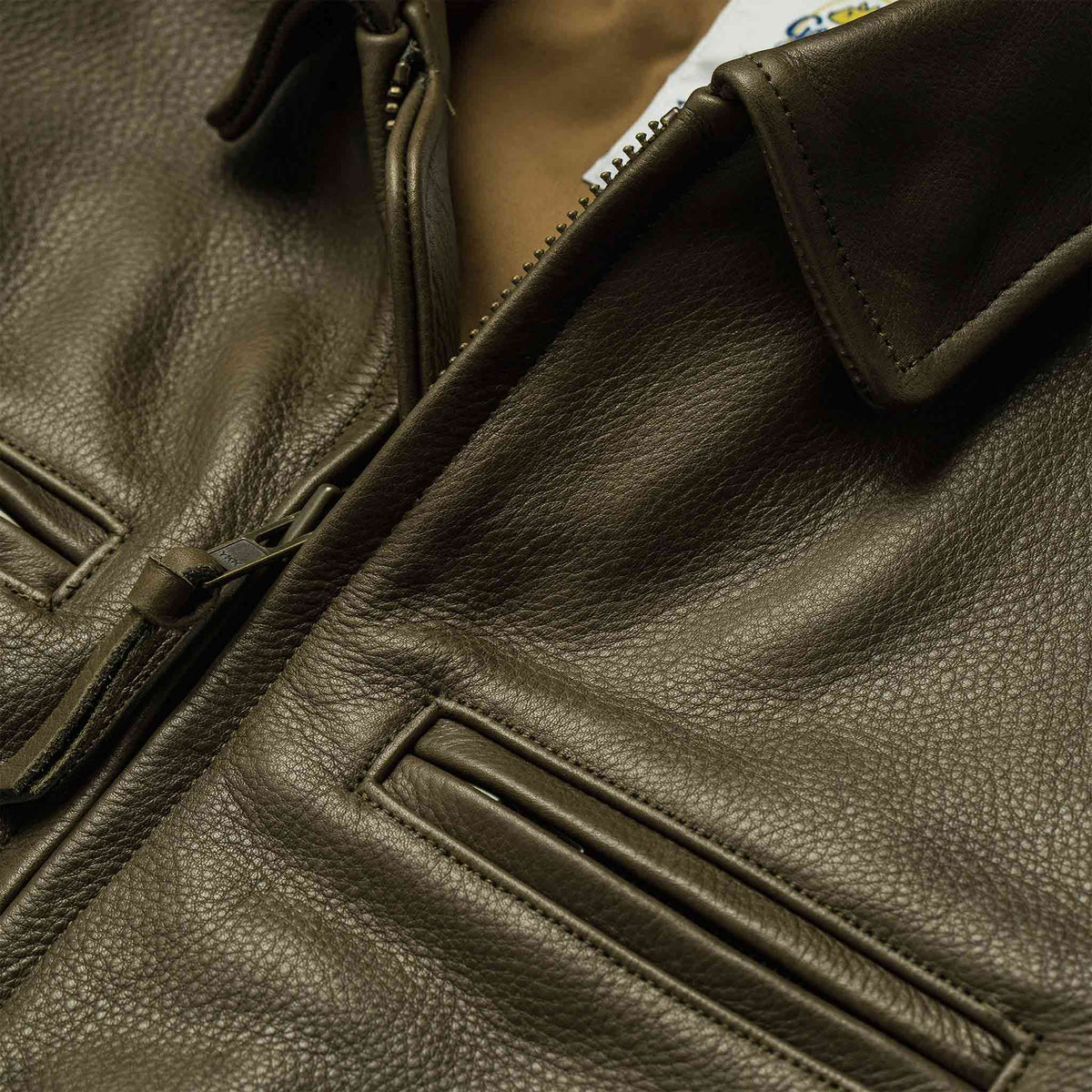 Men's The Moto Jacket in Loden Steerhide