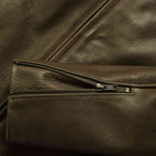 Men's The Moto Jacket in Loden Steerhide