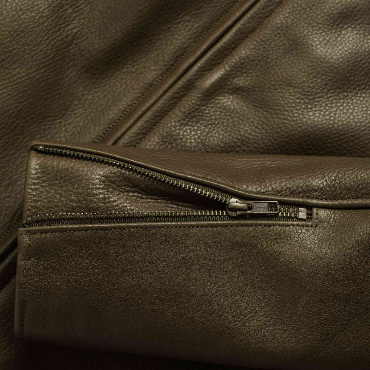Men's The Moto Jacket in Loden Steerhide