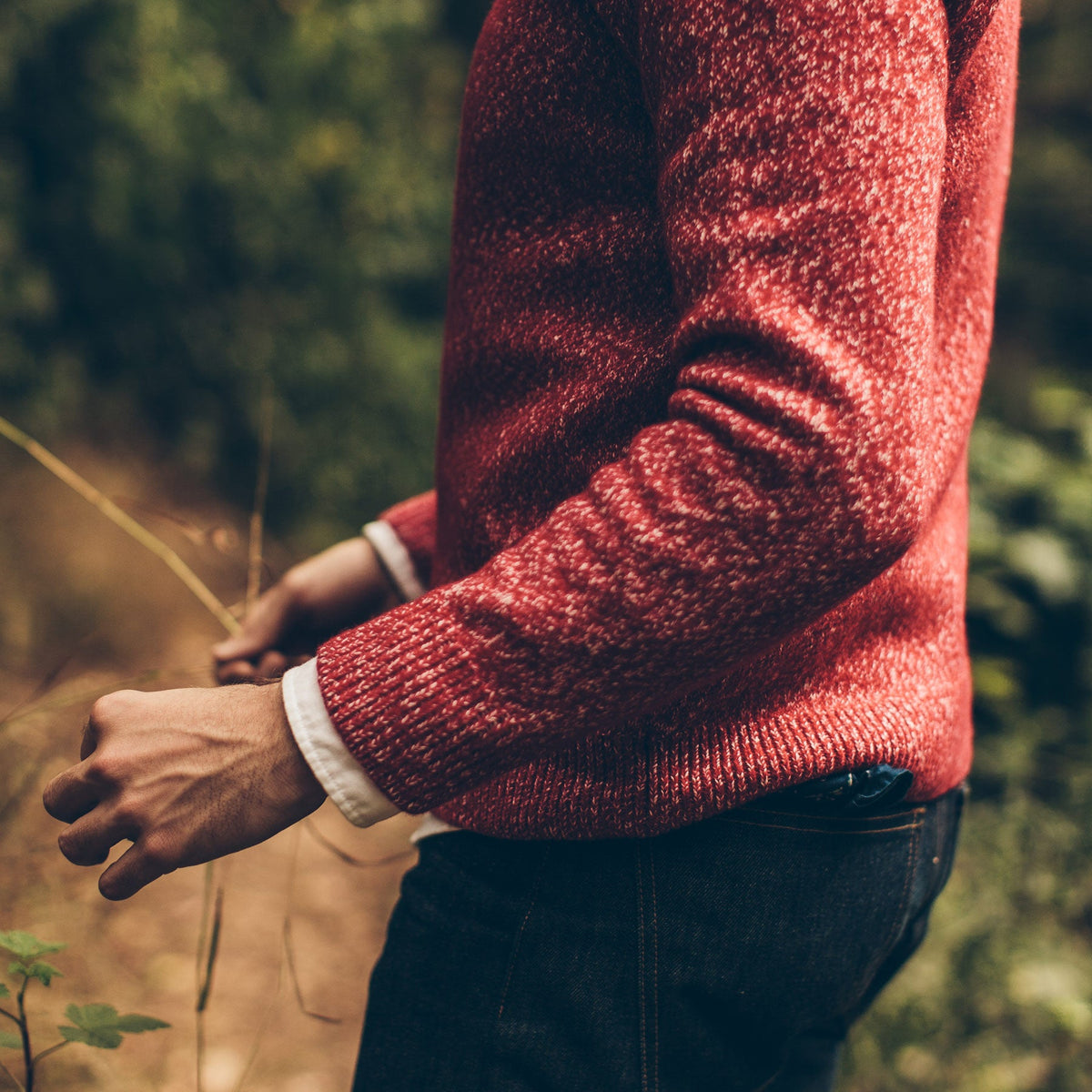 Men's The Summit Sweater in Red