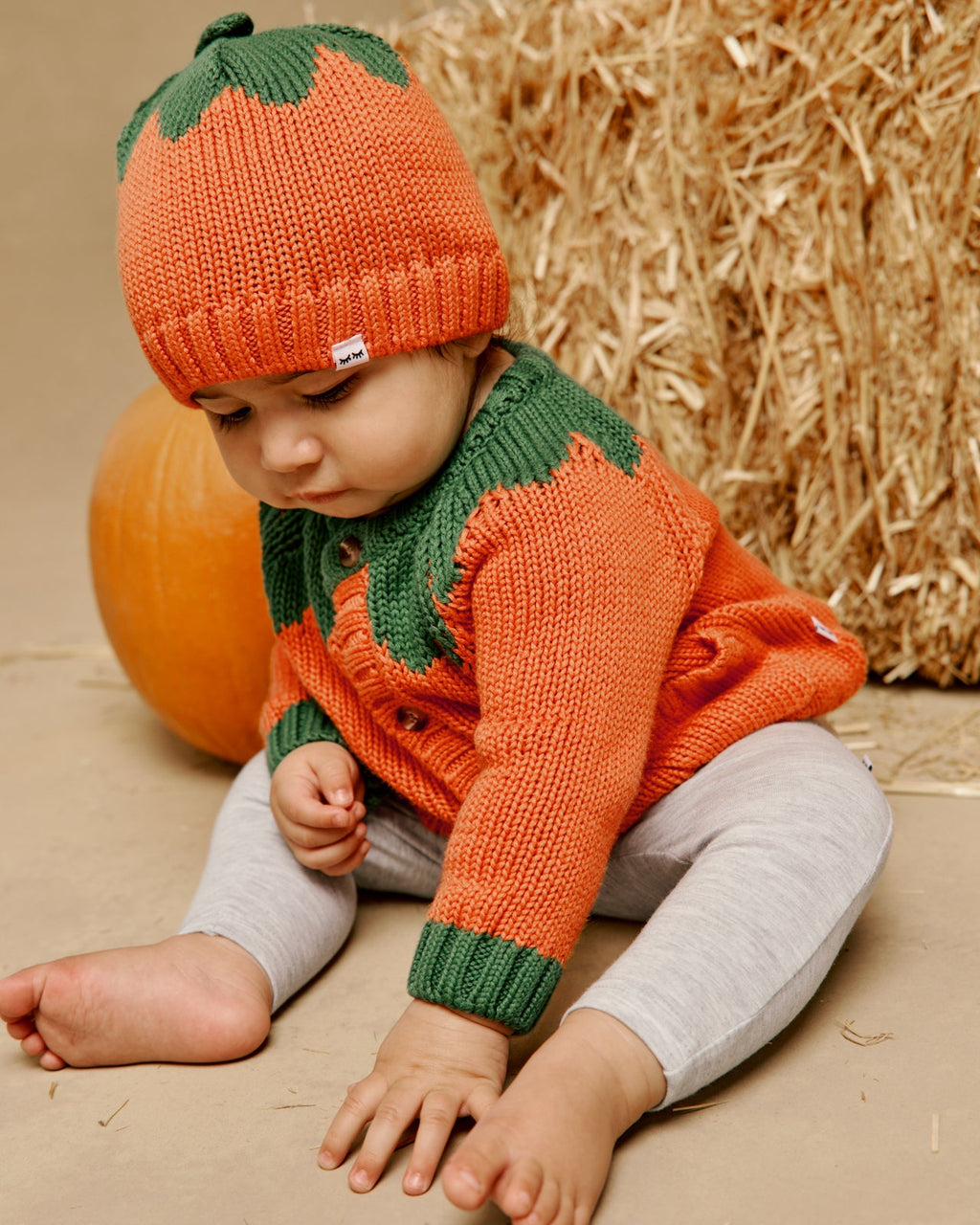 Pumpkin Sweater Beanie — Accessories