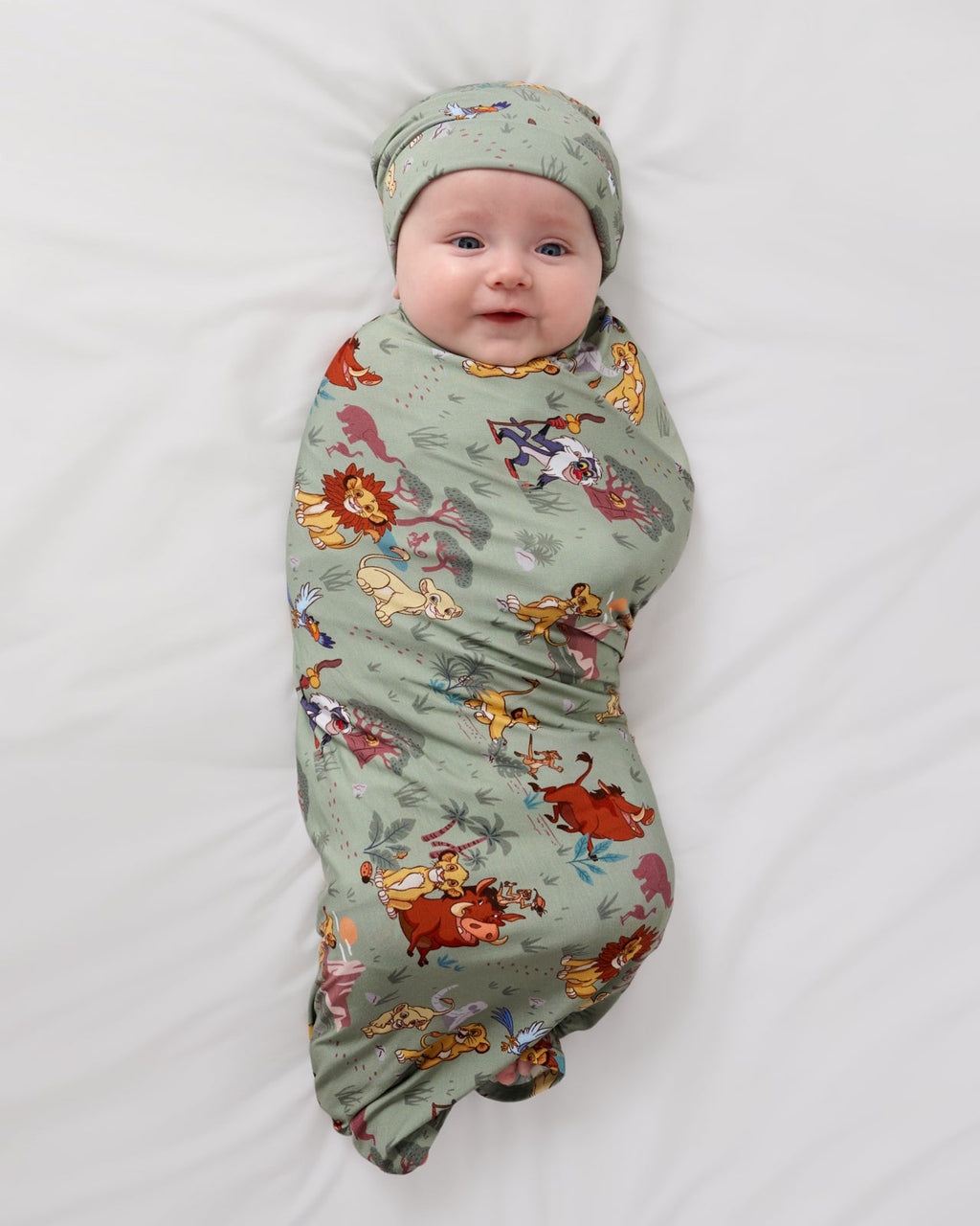 Simba's Safari Swaddle & Beanie Set — Nursery