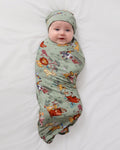 Simba's Safari Swaddle & Beanie Set — Nursery