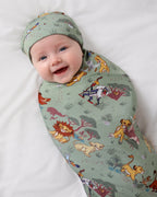 Simba's Safari Swaddle & Beanie Set — Nursery