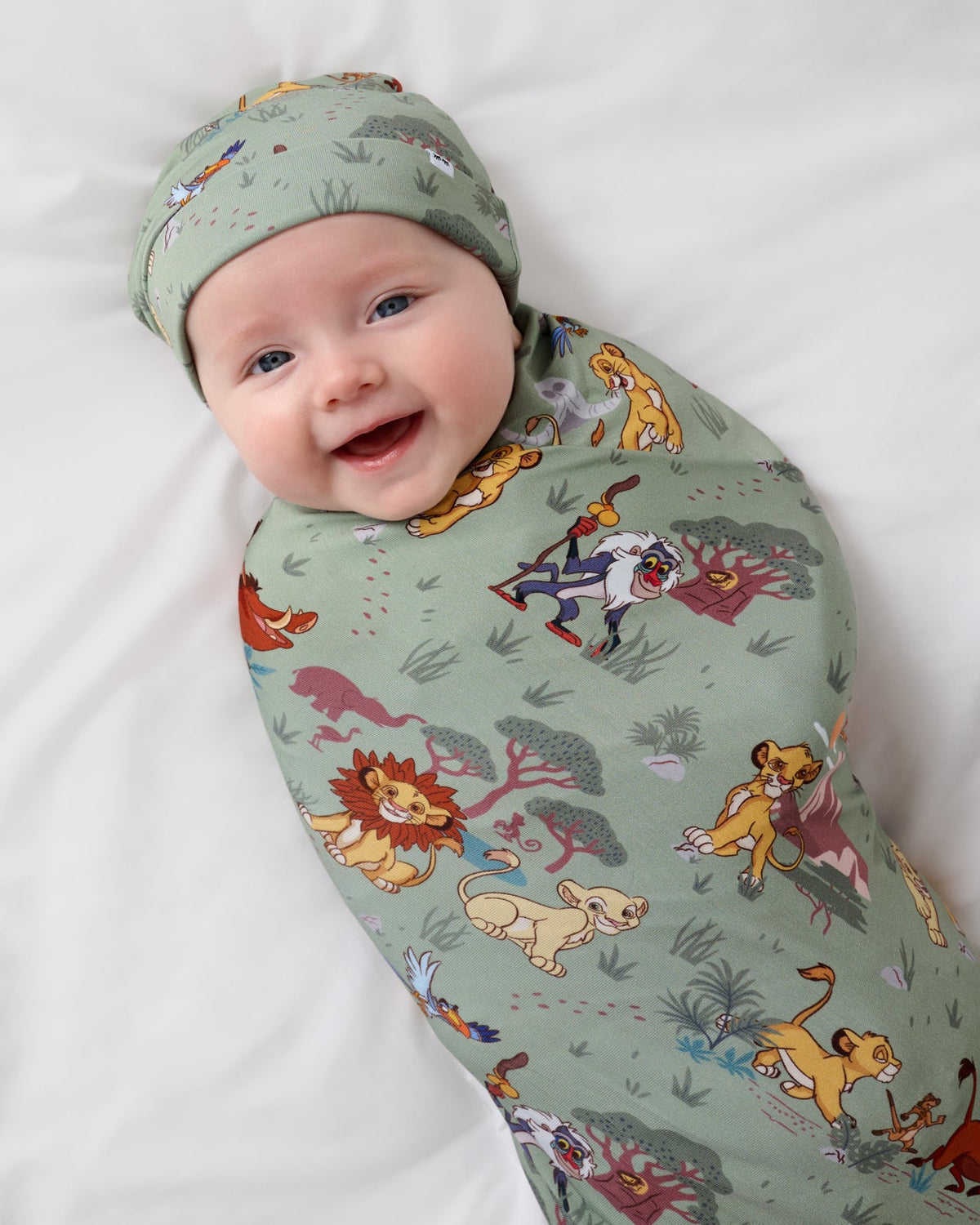 Simba's Safari Swaddle & Beanie Set — Nursery