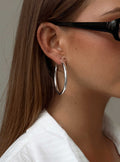 The Valley Hoops Silver — Earrings