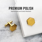 Tie Bar & Cufflinks Kit - 24K Gold — Ring