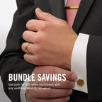 Tie Bar & Cufflinks Kit - 24K Gold — Ring