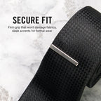 Tie Bar & Cufflinks Kit - Platinum — Ring