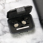 Tie Bar & Cufflinks Kit - Platinum — Ring