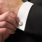 Tie Bar & Cufflinks Kit - Platinum — Ring