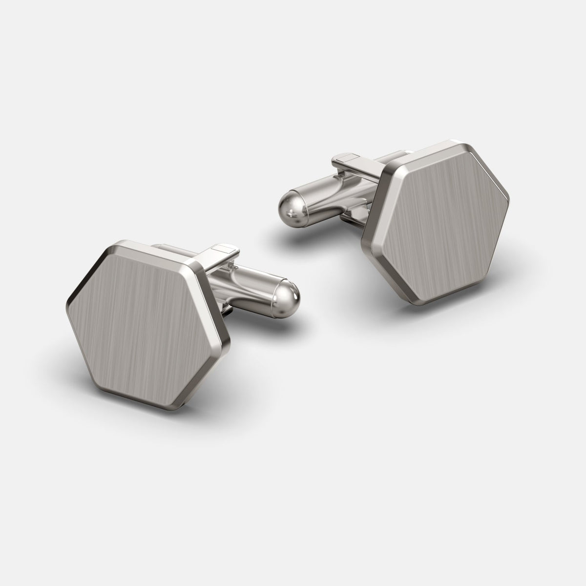 Tie Bar & Cufflinks Kit - Platinum — Ring