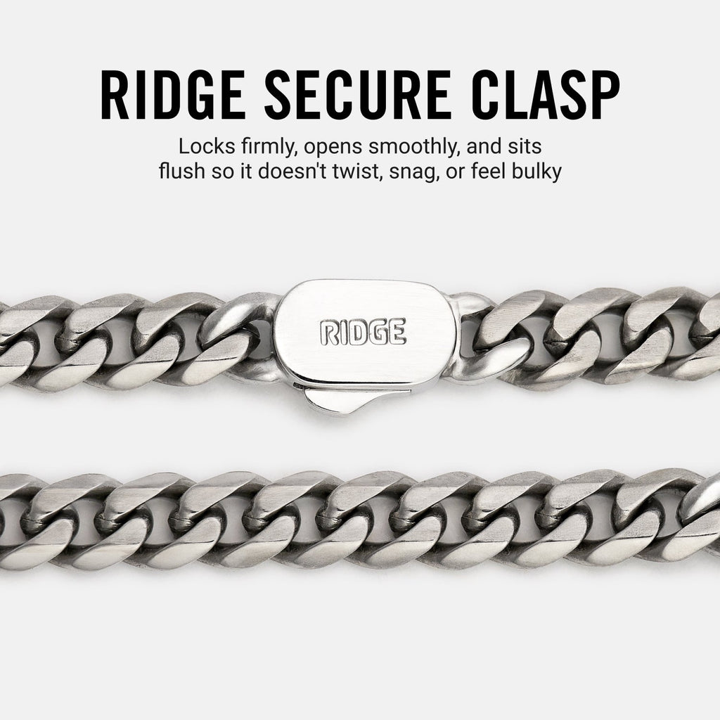 Curb Chain Kit - Titanium - Large — Necklace