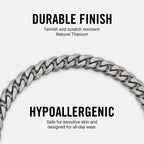 Curb Chain Kit - Titanium - Medium — Necklace