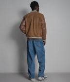 Micah Vintage Suede Varsity Jacket