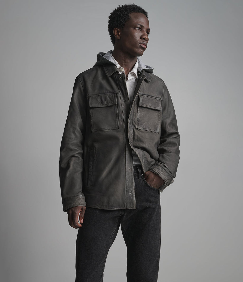 ATLAS HOODED VINTAGE SHIRT JACKET