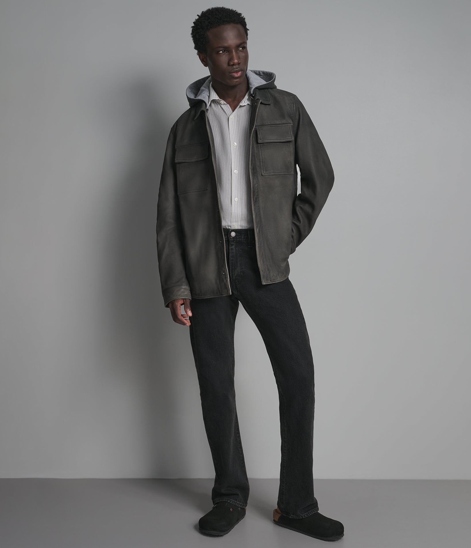 ATLAS HOODED VINTAGE SHIRT JACKET