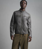 Lance Collarless Moto Jacket