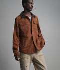 ZION COLOR-BLOCK VINTAGE SHIRT JACKET