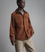 ZION COLOR-BLOCK VINTAGE SHIRT JACKET