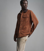 ZION COLOR-BLOCK VINTAGE SHIRT JACKET