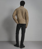 Roman Vintage Quilted Leather Racer Jacket