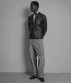Ethan Leather Racer Jacket