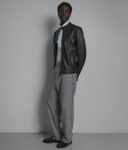 Ethan Leather Racer Jacket