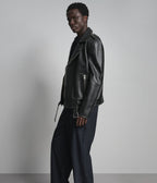 Rhodes Vintage Leather Moto Jacket