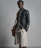 Classic Leather Racer Jacket