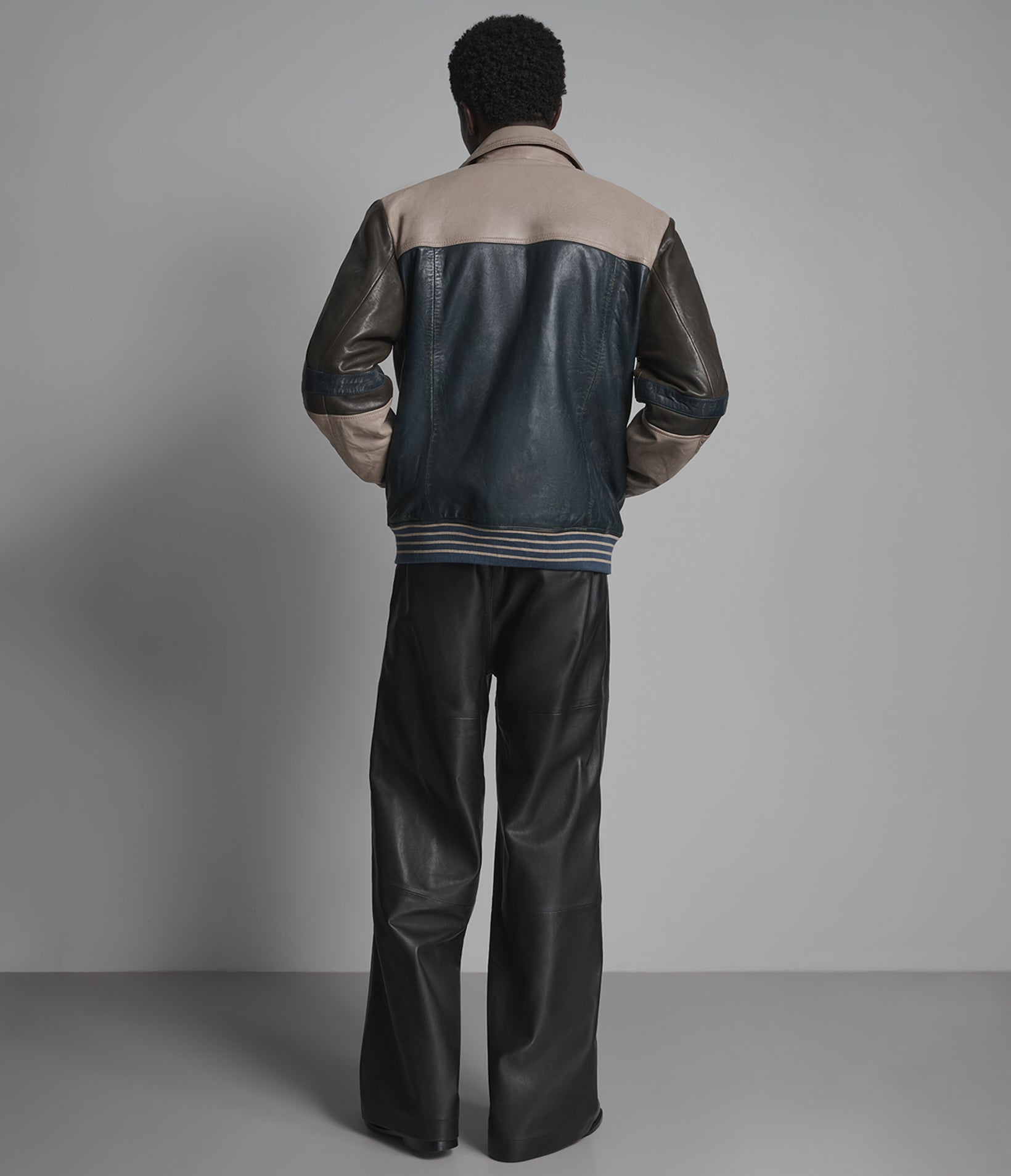 Bryson Leather Varsity Jacket