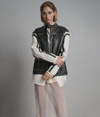 Millie Oversized Striped Racer Jacket